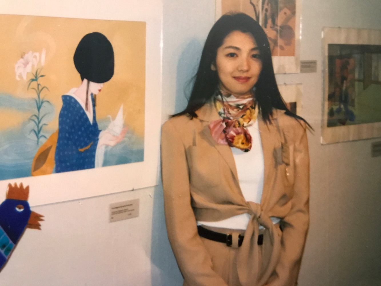 『Lily and Wooden Bowl』カリフォルニアでのアートショー