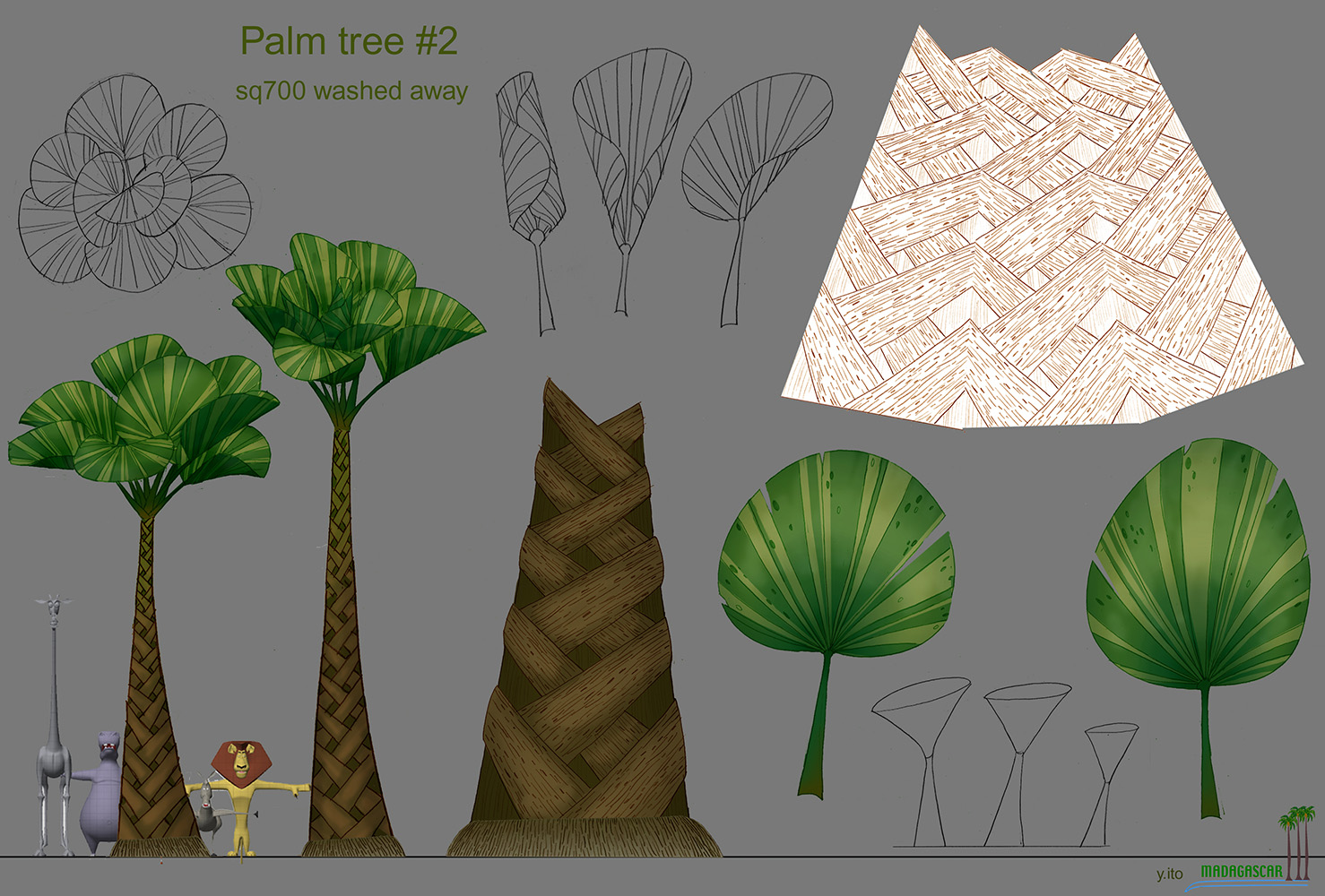 『マダガスカル』植物のテクスチャ資料