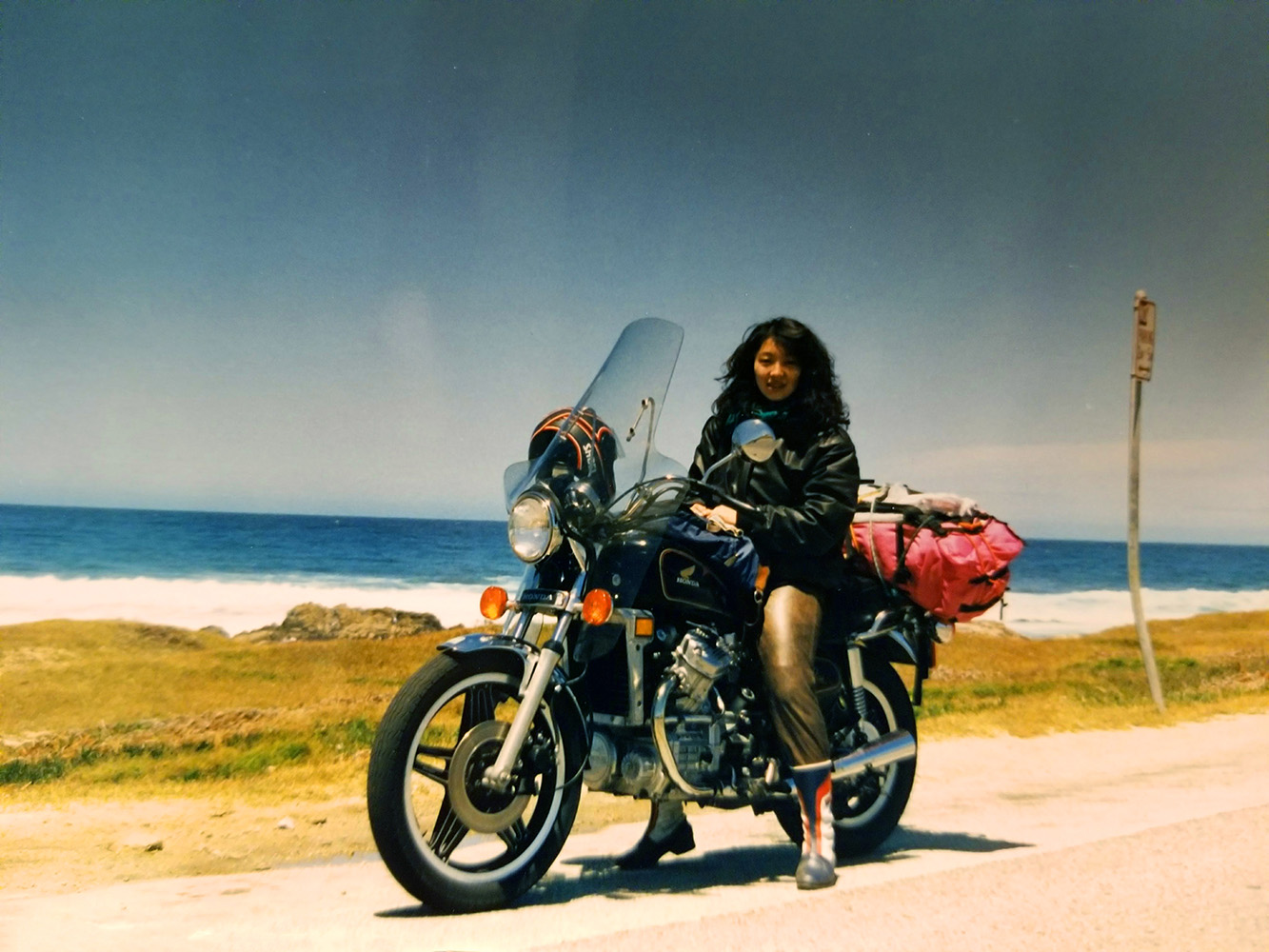 バイク旅行 ハイウェイ1 サンタバーバラ付近